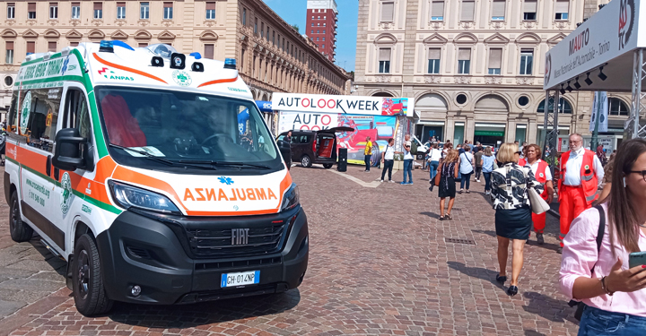 Croce Verde Torino assistenza sanitaria ad Autolook Week 2022